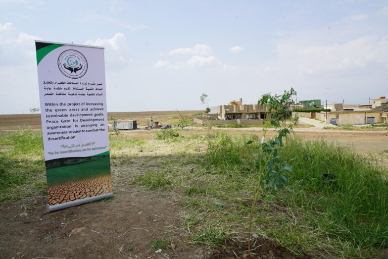 Read more about the article An Awareness combat the desertification and increasing the green areas in Telskuf in Nineveh